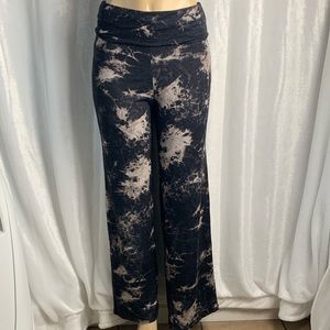 Tie dye fold over pants